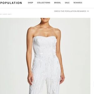 Dress the Population Sequin Andy Jumpsuit - Small